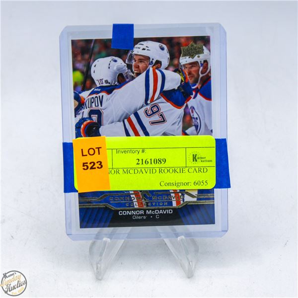 CONNOR MCDAVID ROOKIE CARD