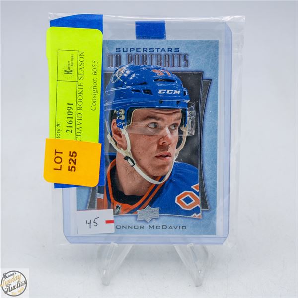 CONNOR MCDAVID ROOKIE SEASON