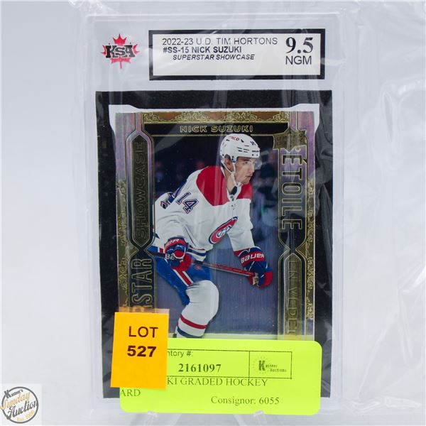 NICK SUZUKI GRADED HOCKEY CARD