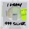 Image 1 : 1 GRAM SILVER BAR