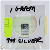 Image 1 : 1 GRAM SILVER BAR