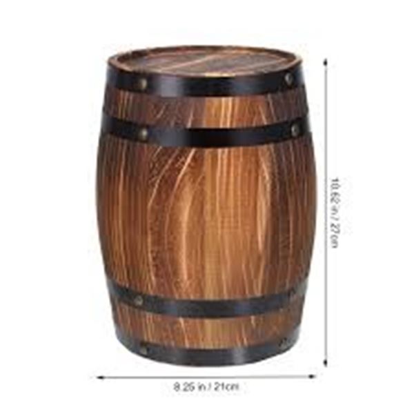 BRAND NEW WOOD WINE BARREL DÉCOR