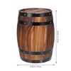 Image 1 : BRAND NEW WOOD WINE BARREL DÉCOR