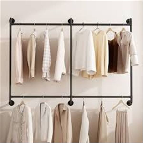 BRAND NEW MAIRHK INDUSTRIAL PIPE CLOTHING RACK