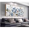 Image 1 : BRAND NEW FRAMED FLOWERS CANVAS WALL ART 50X100CM