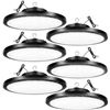Image 1 : NEW 6PK 150W HIGH BAY LED SHOP LIGHTS 6500K
