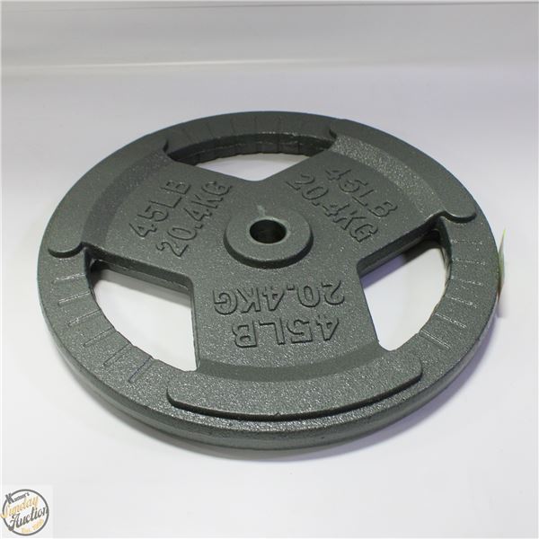 NEW 45LBS WEIGHT PLATE