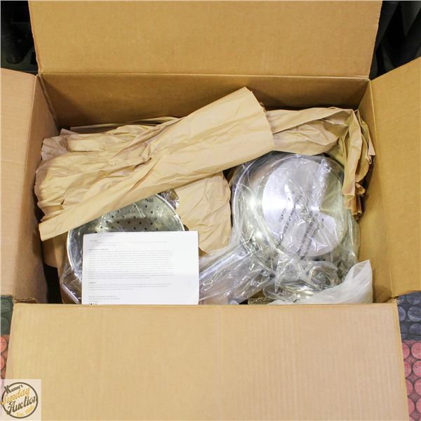 REPACKED ZWILLING QUANDRO 10PC STEEL COOKWARE SET