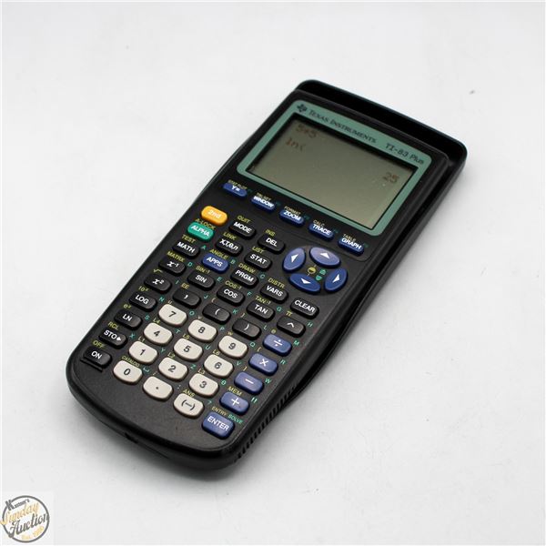 TEXAS INSTRUMENTS TI-83 PLUS GRAPHING CALCULATOR