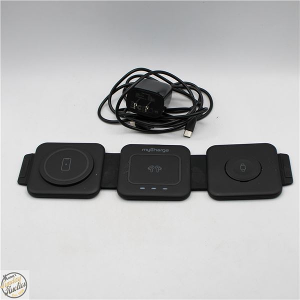 MY CHARGE 3 IN 1 FOLDING WIRELESS CHARGING PAD