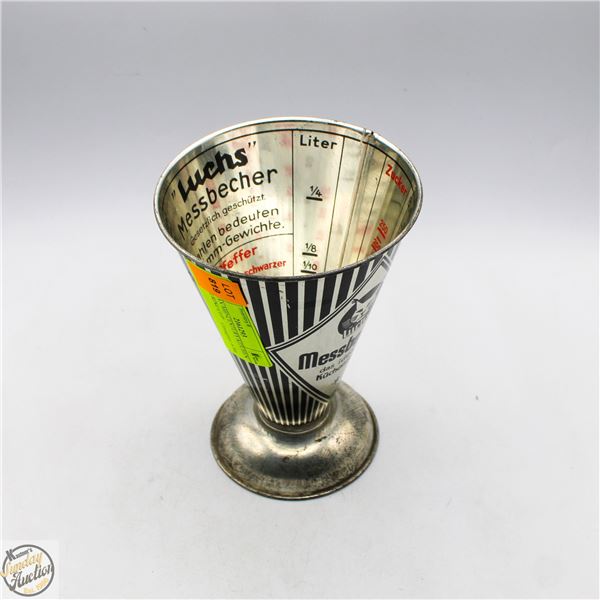 GERMAN MID-CENTURY KITCHEN MEASURING CUP