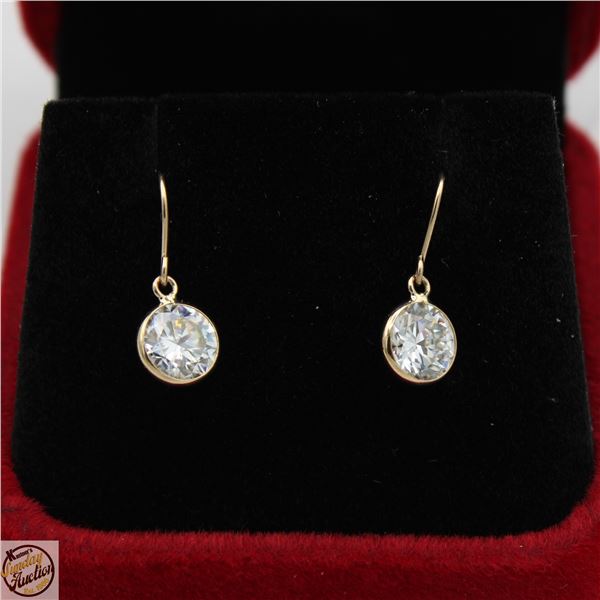 #3798-10 KT YELLOW GOLD EARRINGS WITH
