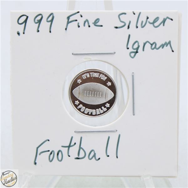 #3822- CANADIAN .999 FINE SILVER 1 GRAM TOKEN