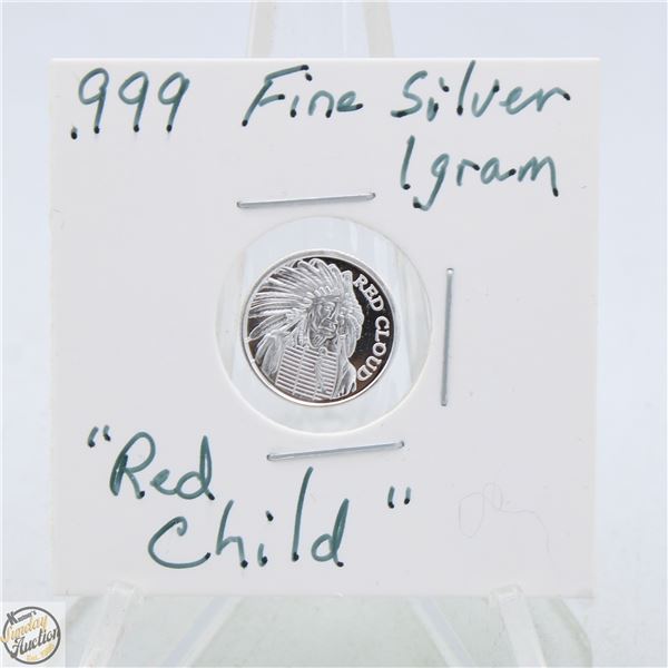 #3828-CANADIAN .999 FINE SILVER 1 GRAM BAR