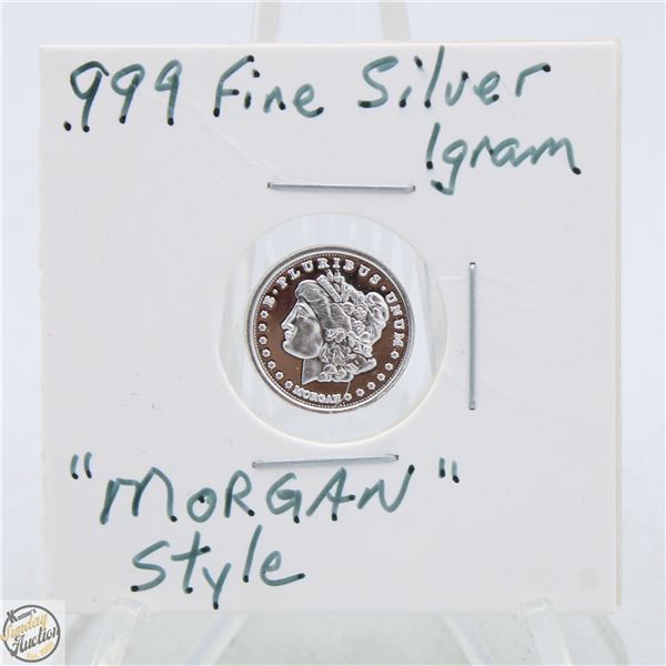 #3829-CANADIAN .999 FINE SILVER 1 GRAM BAR