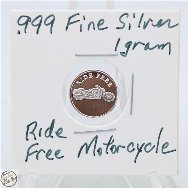 #3820- CANADIAN .999 FINE SILVER 1 GRAM TOKEN