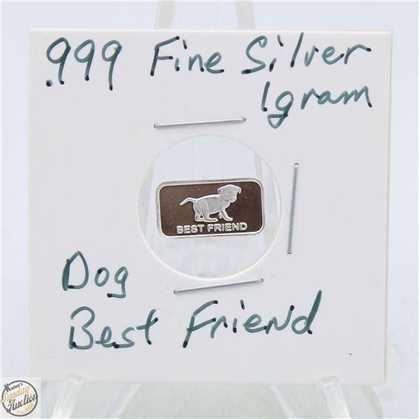 #3821- CANADIAN .999 FINE SILVER 1 GRAM TOKEN