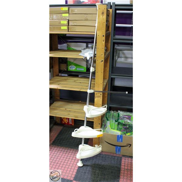 NEWLY ASSEMBLED BAOYOUNI SHOWER CORNER TRAY BAR