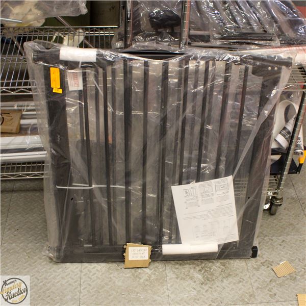 NEW BLACK BABY GATE 53.94-57.87"