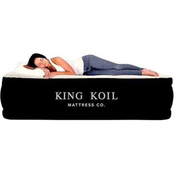 NEW KING KOIL LUXURY AIR BED QUEEN SIZED