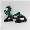 Image 1 : 2 REPLICA BMP DOLPHIN AND HORSE CERAMIC PIECES