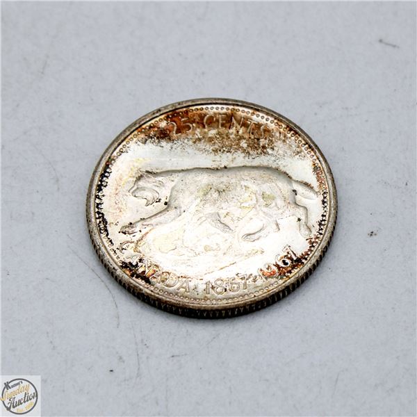 1967 CANADA SILVER CENTENNIAL QUARTER