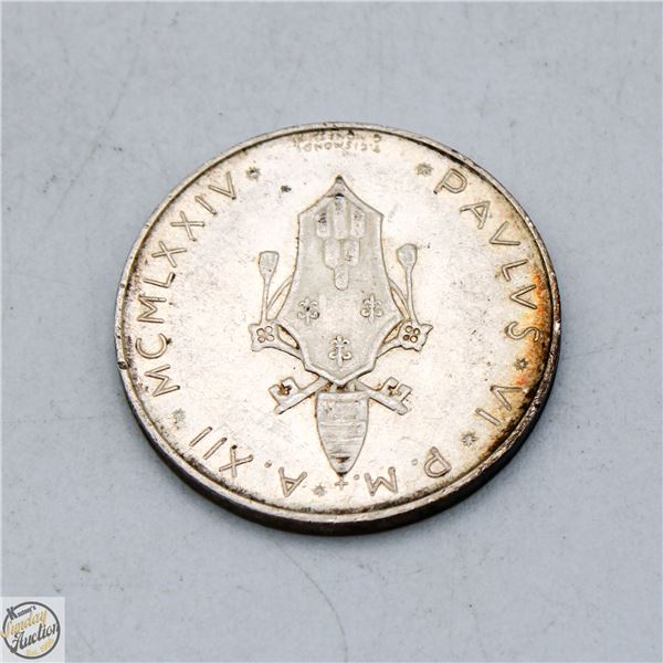 VINTAGE VATICAN SILVER MEdALLION 11.1G