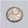 Image 1 : 1949 SILVER CANADIAN QUARTER 5.8 GRAMS