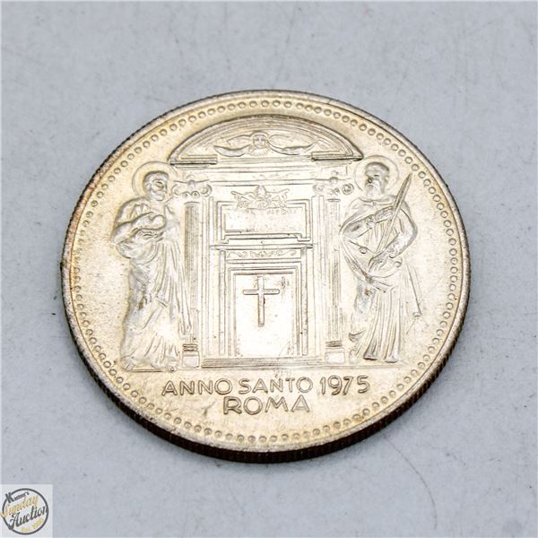 1975 SILVER VATICAN MEDALLION 15.9G