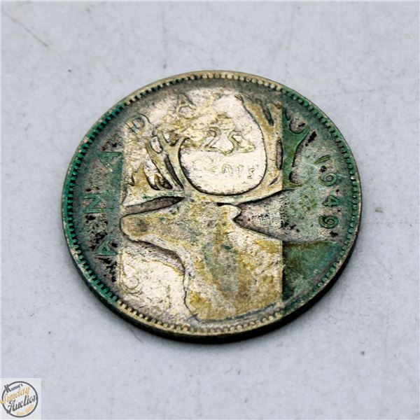 1949 CANADA SILVER QUARTER