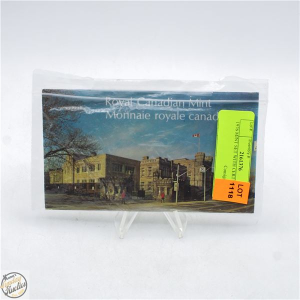 1976 MINT SET WITH CERTIFICATE