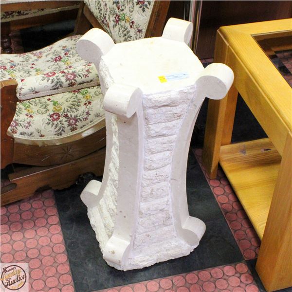 PAINTED PLASTER STAND