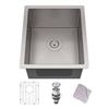 Image 1 : BRAND NEW MENSAJOR KITCHEN SINK 15 X 17" UNDERMOUN