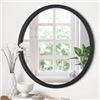 Image 1 : BRAND NEW BESDOMUS BLACK 27" LARGE ROUND MIRROR