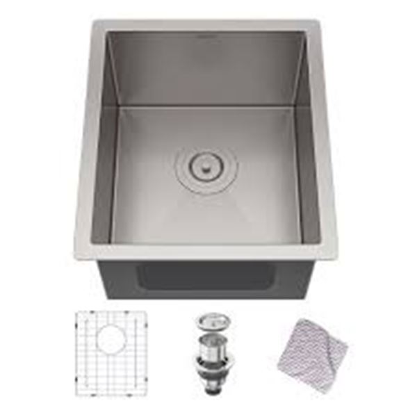 BRAND NEW MENSAJOR KITCHEN SINK 15X17" UNDERMOUNT