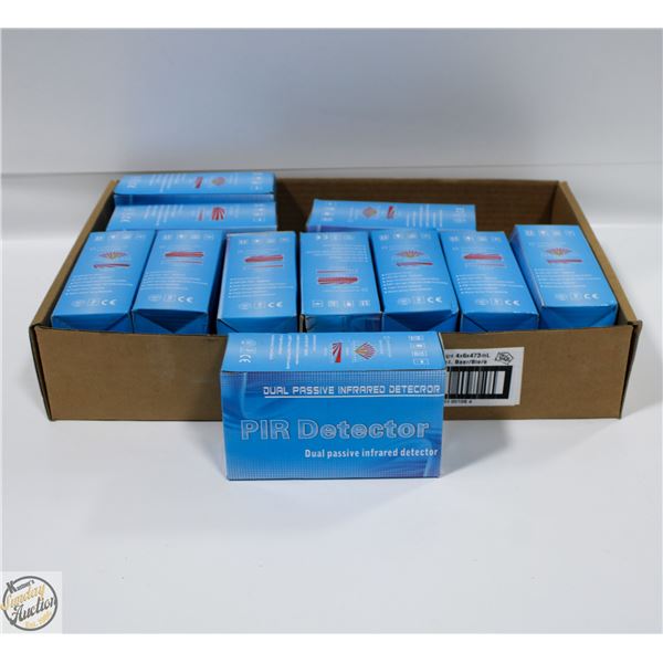 LOT OF 11 DUAL PASSIVE INFRARED DETECTORS