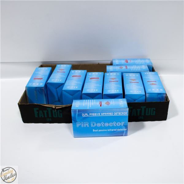 LOT OF 10 DUAL PASSIVE INFRARED DETECTORS