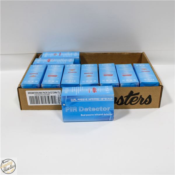 LOT OF 10 DUAL PASSIVE INFRARED DETECTORS
