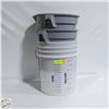Image 1 : LOT OF 6 COMMERCIAL MEASURING BINS 3.5GAL CAPACITY