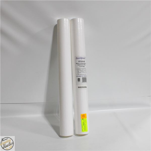 PAIR OF EXCELPURE PP20-05 SPUN POLYPROPLYENE