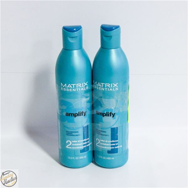 2 MATRIX ESSENTIALS AMPLIFY XL SHAMPOO 400ML EACH