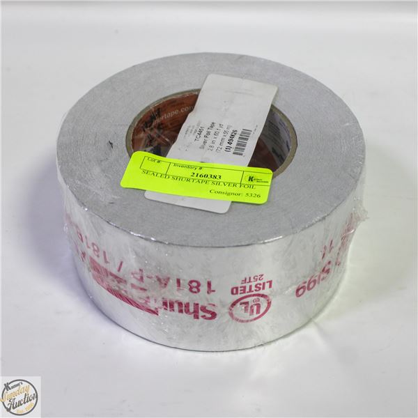 SEALED SHURTAPE SILVER FOIL