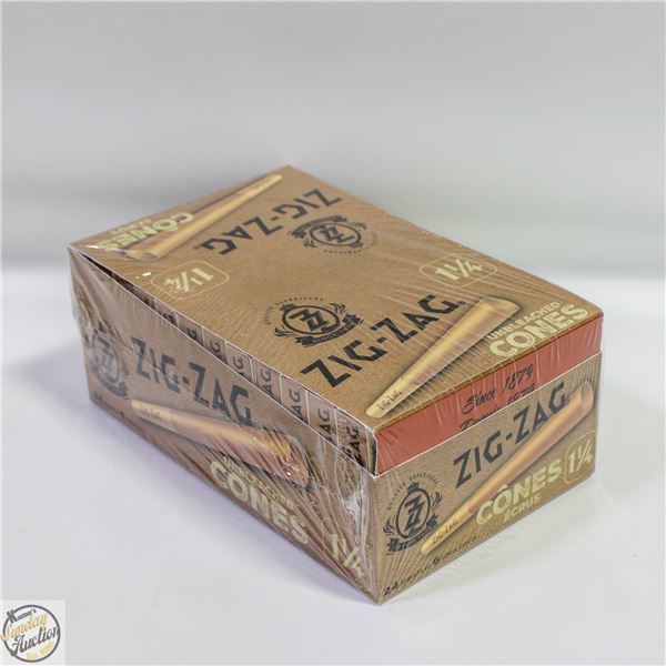 NEW 24PKS OF 6 ZIG-ZAG ULTRA THIN CONES 144 TOTAL