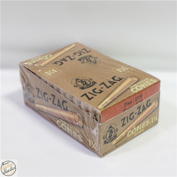 NEW 24PKS OF 6 ZIG-ZAG ULTRA THIN CONES 144 TOTAL