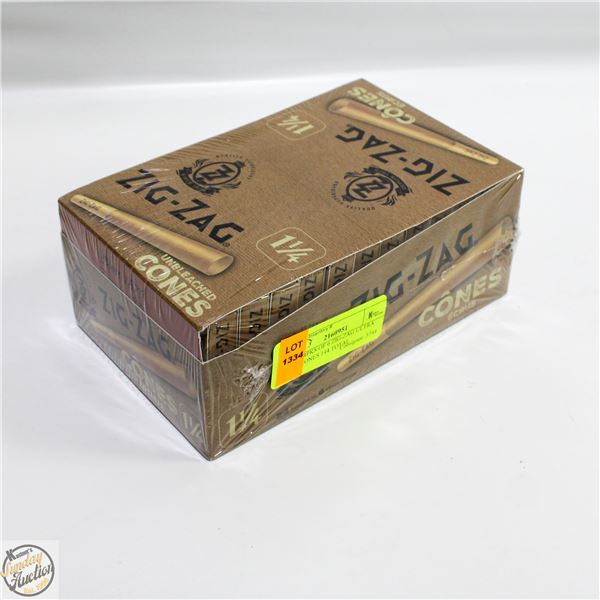 NEW 24PKS OF 6 ZIG-ZAG ULTRA THIN CONES 144 TOTAL
