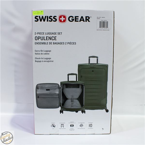 2PC SWISS GEAR LUGGAGE SET OPULENCE CARRY-ON
