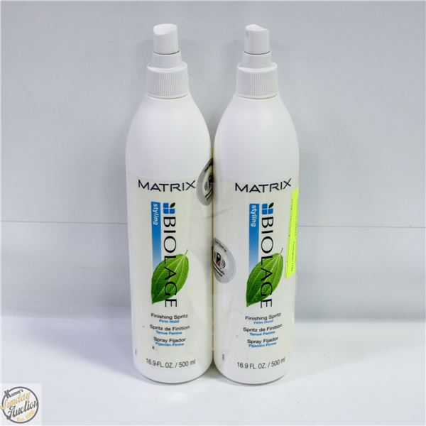 (2) MATRIX BIOLAGES STYLING FINISHING SPRITZ