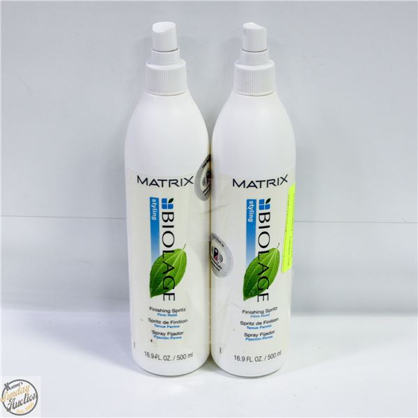 (2) MATRIX BIOLAGES STYLING FINISHING SPRITZ