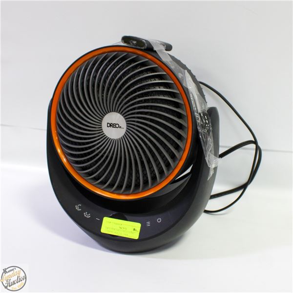 DREO PORTABLE OSCILLATING CERAMIC HEATER 1500W