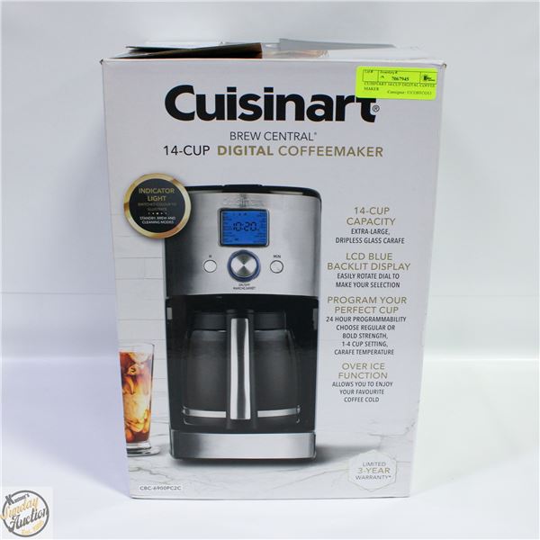 CUISINART 14 CUP DIGITAL COFFEE MAKER
